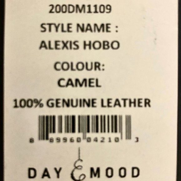 DAY&MOOD Alexis Xbody Bag Tote Shoulder Bag  Adjustable Camel Fringe Accents NWT - Picture 12 of 13